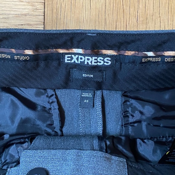 Express Editor dress suit pant in grey size 4S / 4 short! - Picture 6 of 6